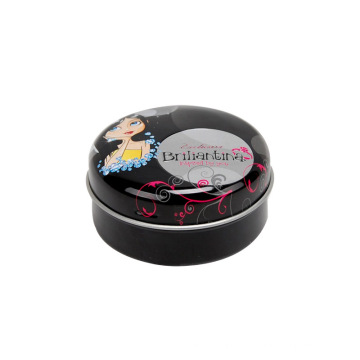 High quality balm ointment cream round cute metal tin box